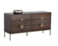 Jade Dresser - Antique Brass - Dark Mango