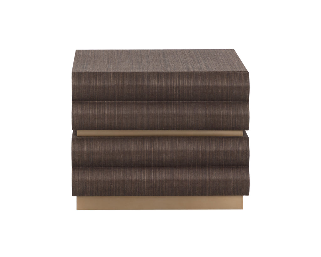 Subira Nightstand - Chocolate