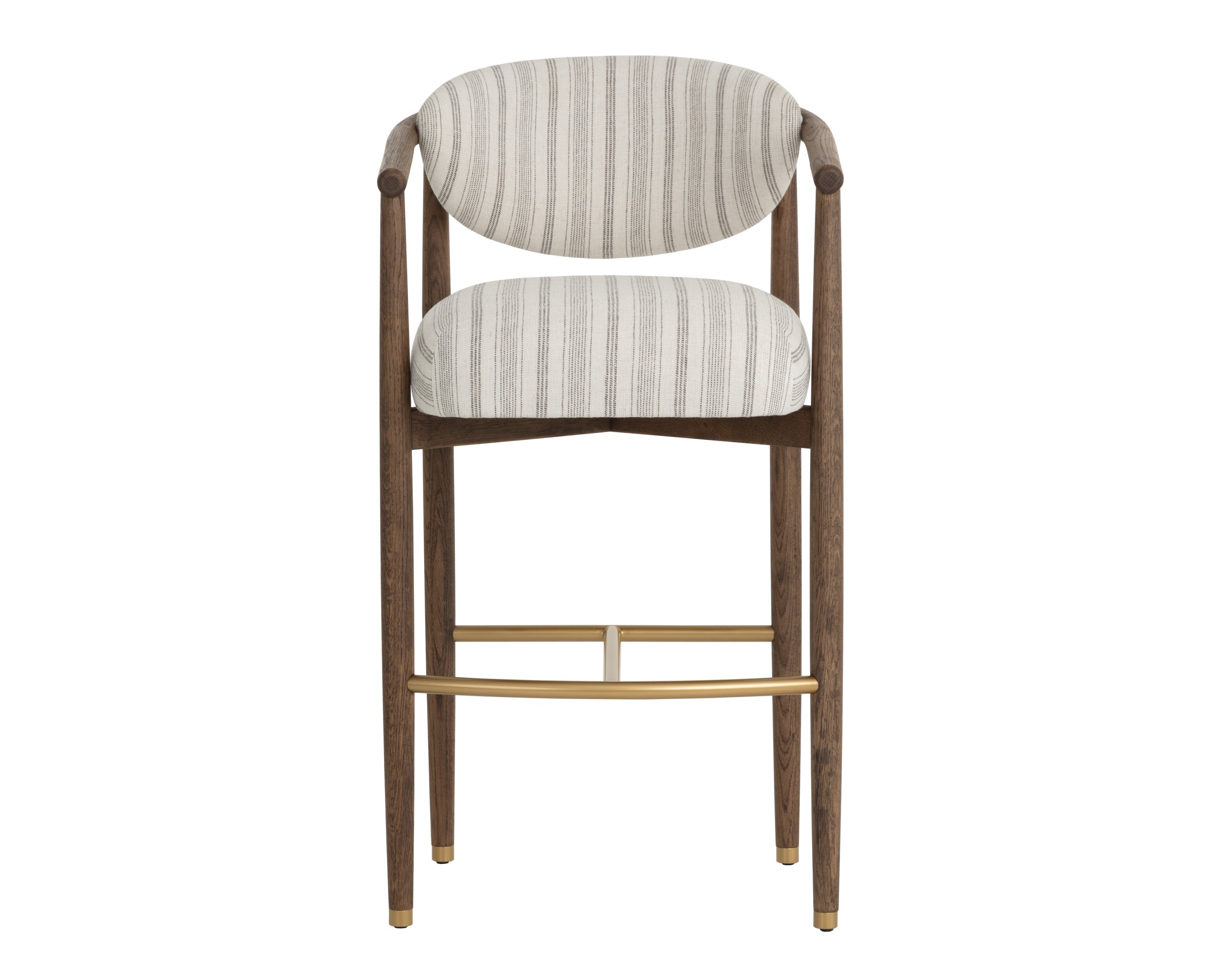 Sigrid Barstool - Antique Brown - Gifford Script