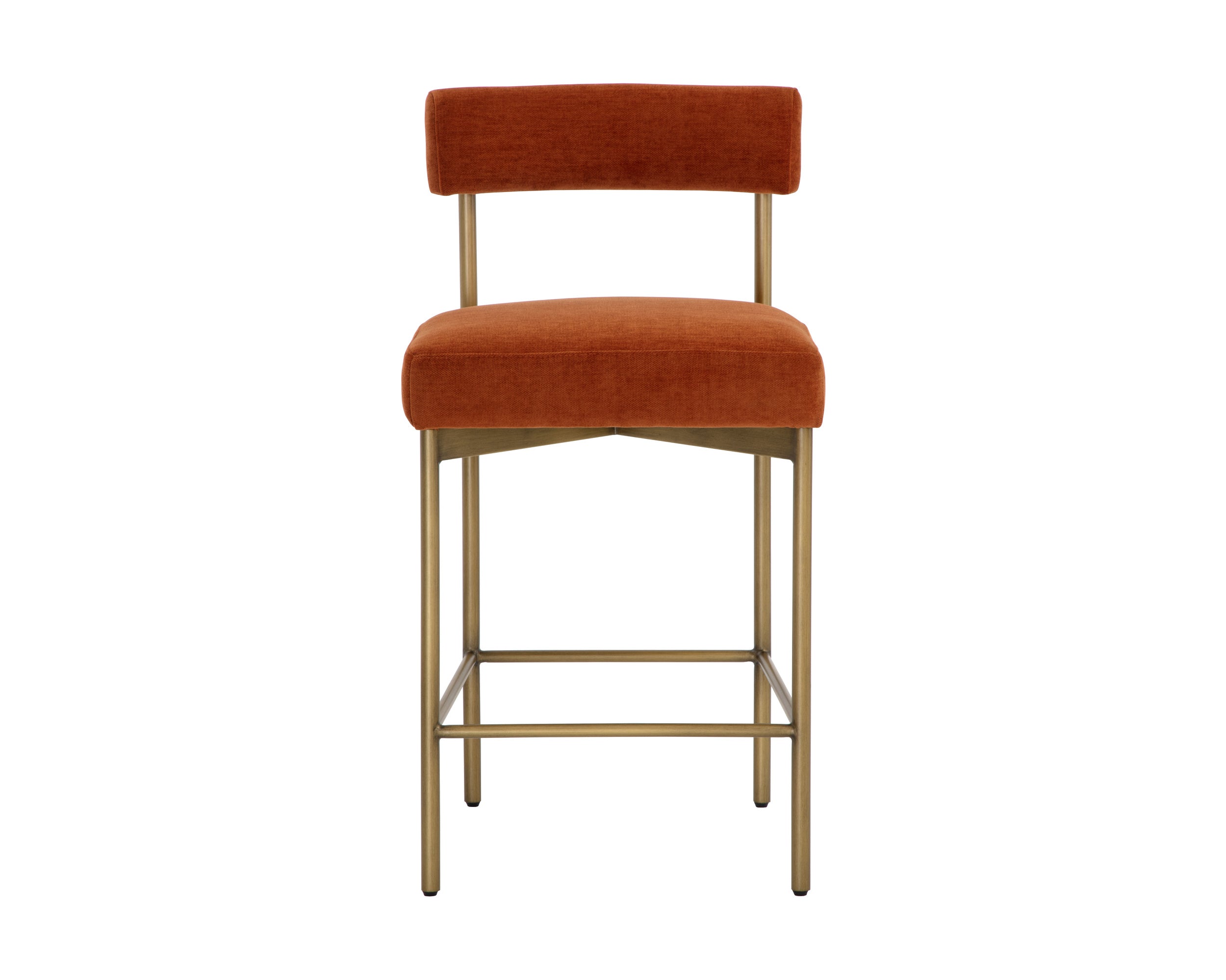 Seneca Counter Stool - Antique Brass - Danny Rust