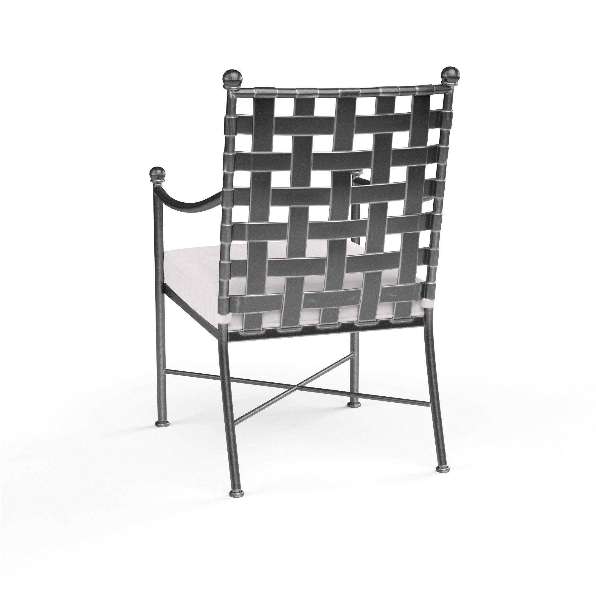 Provence Dining Chair in Canvas White w/ Self Welt