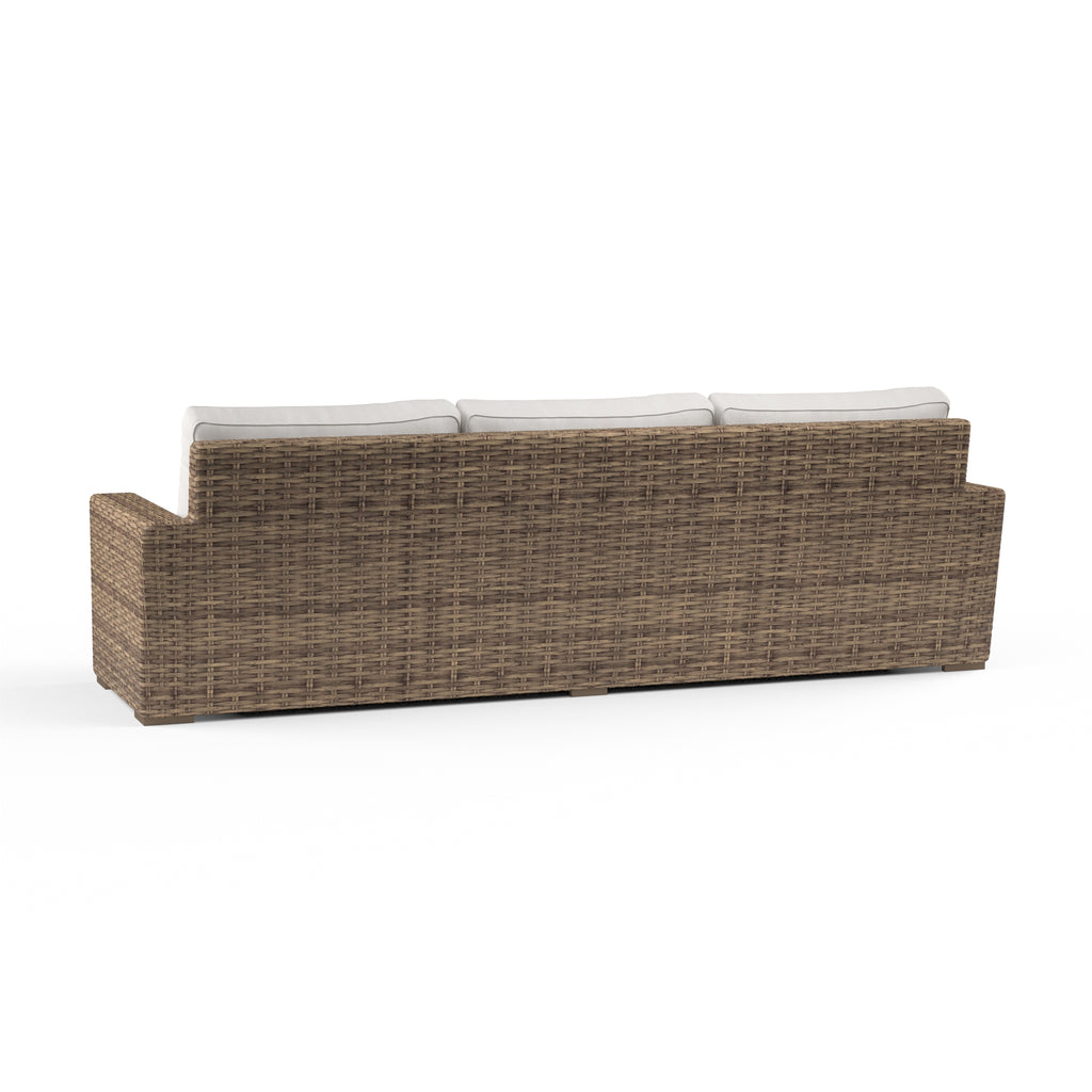 Havana Sofa in Canvas Flax w/ Self Welt