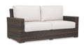Montecito Loveseat in Canvas Flax w/ Self Welt