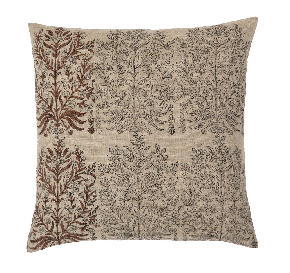 Fleur Shades of Saffron Pillow
