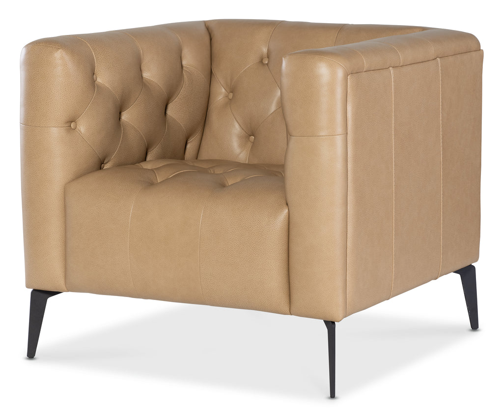 Nicolla Stationary Chair | Brown