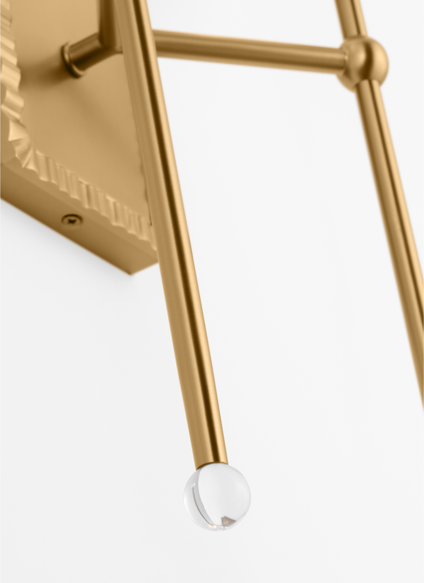 Baxley Double Sconce Burnished Brass