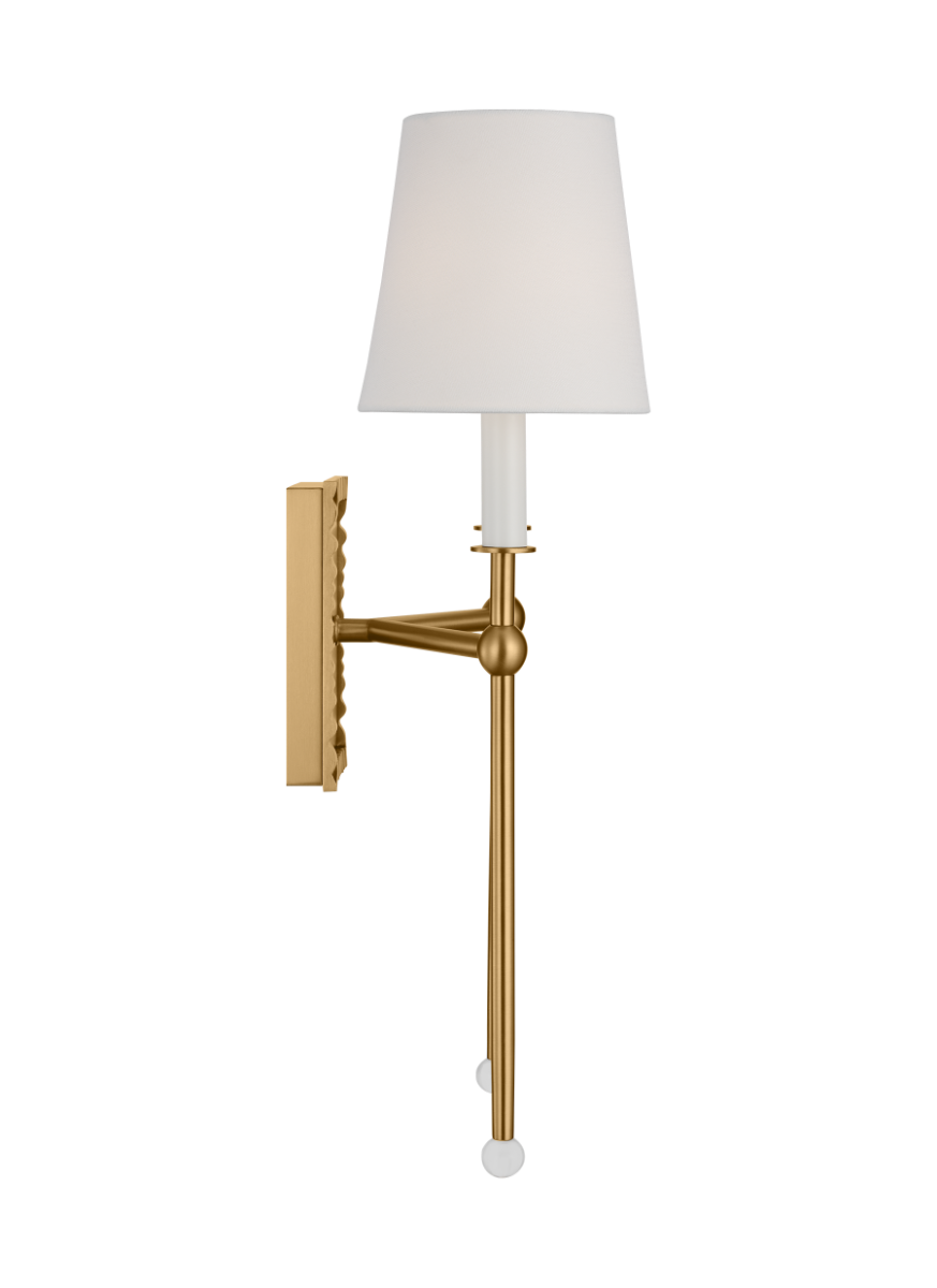 Baxley Double Sconce Burnished Brass