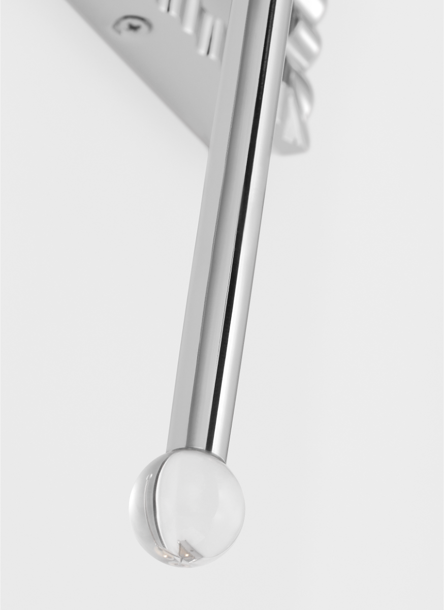 Baxley Double Sconce Polished Nickel