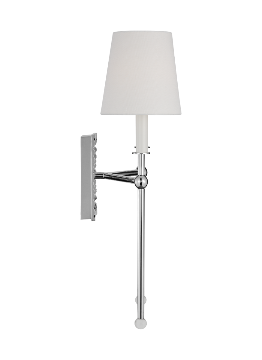 Baxley Double Sconce Polished Nickel