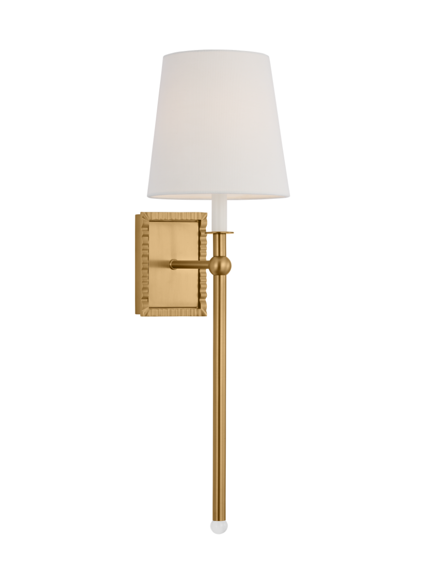 Baxley Tall Sconce Burnished Brass