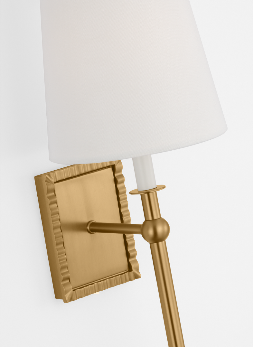 Baxley Tall Sconce Burnished Brass