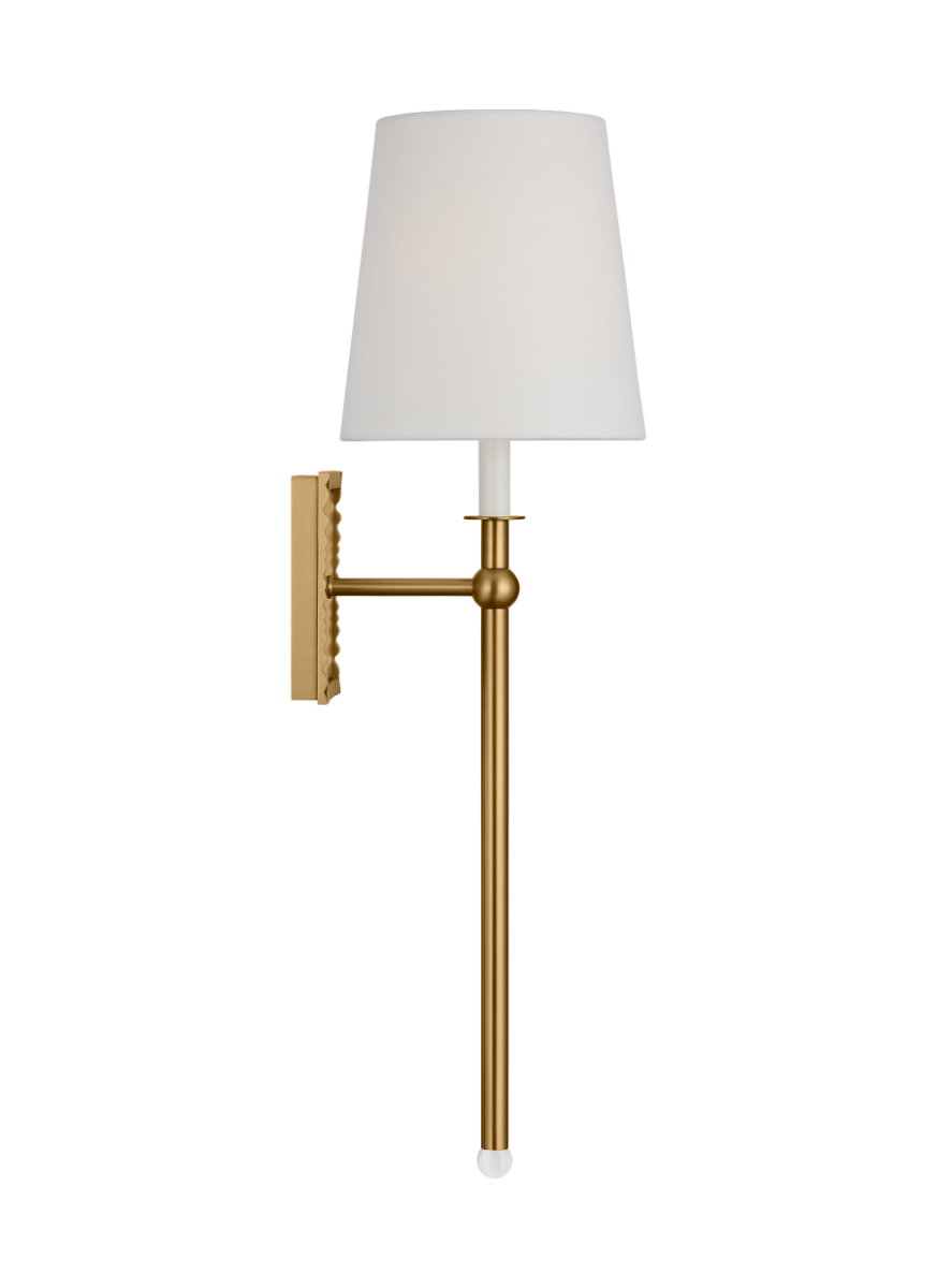 Baxley Tall Sconce Burnished Brass