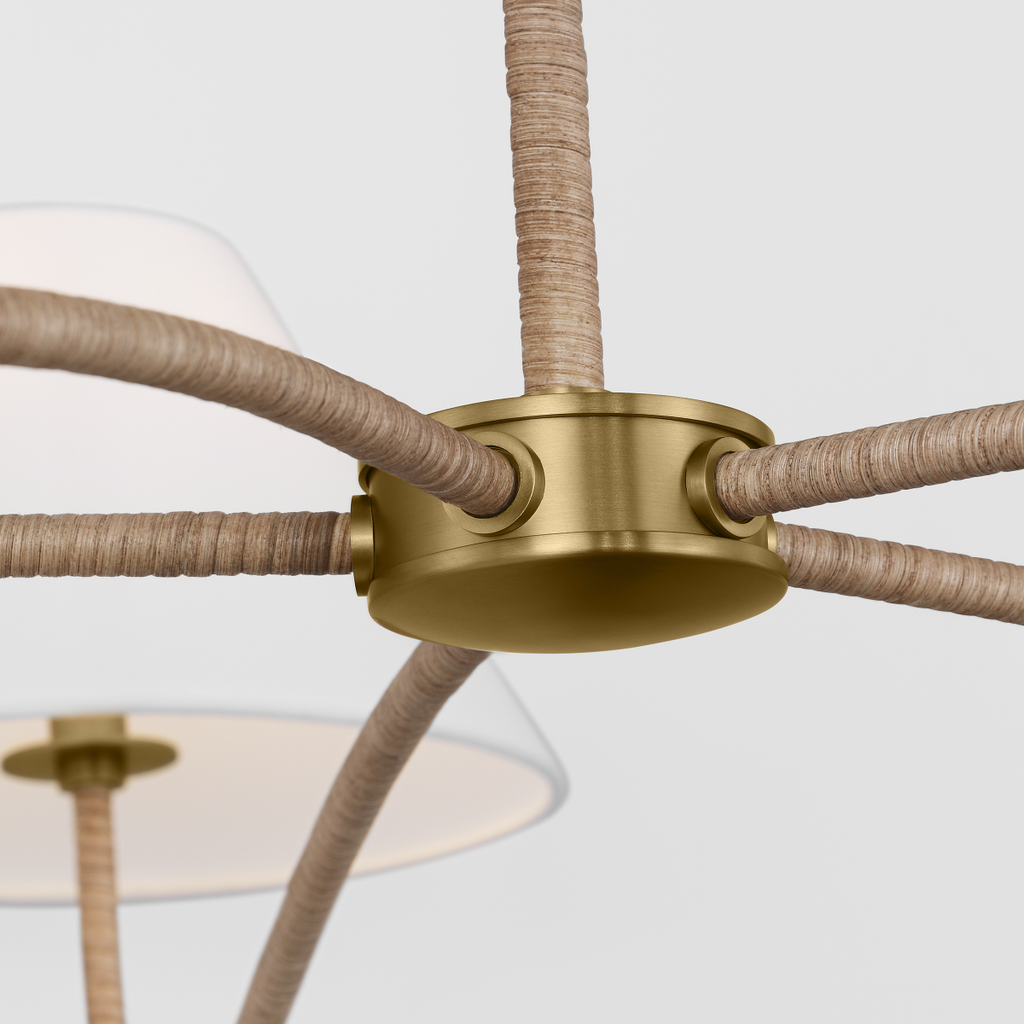 Laguna Grand Chandelier Burnished Brass