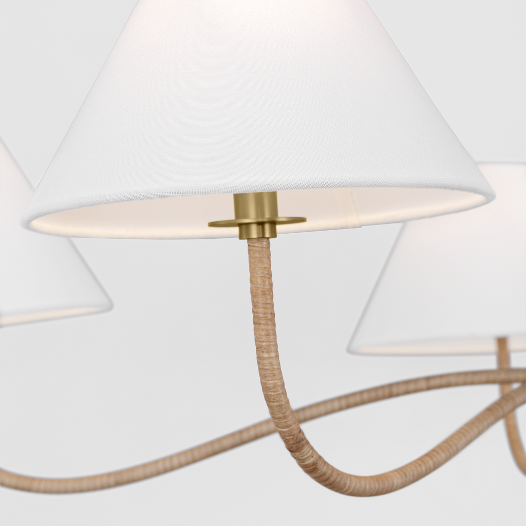 Laguna Grand Chandelier Burnished Brass