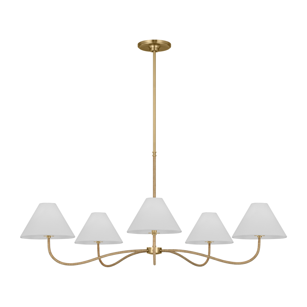 Laguna Grand Chandelier Burnished Brass
