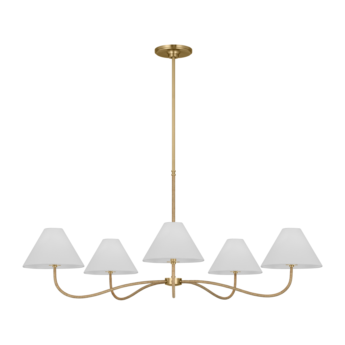 Laguna Grand Chandelier Burnished Brass