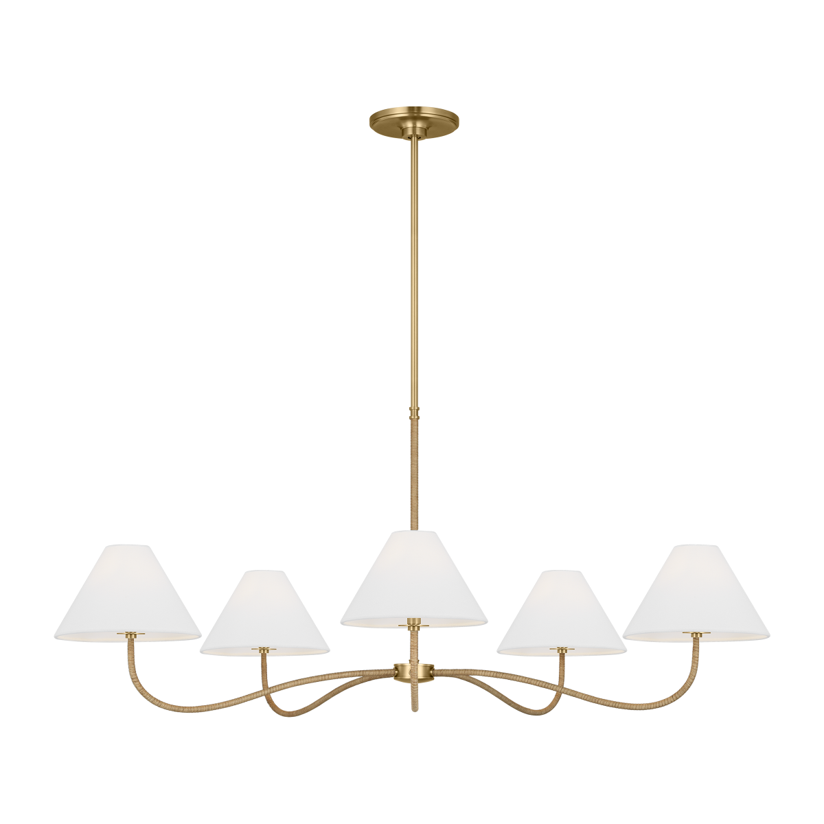 Laguna Grand Chandelier Burnished Brass