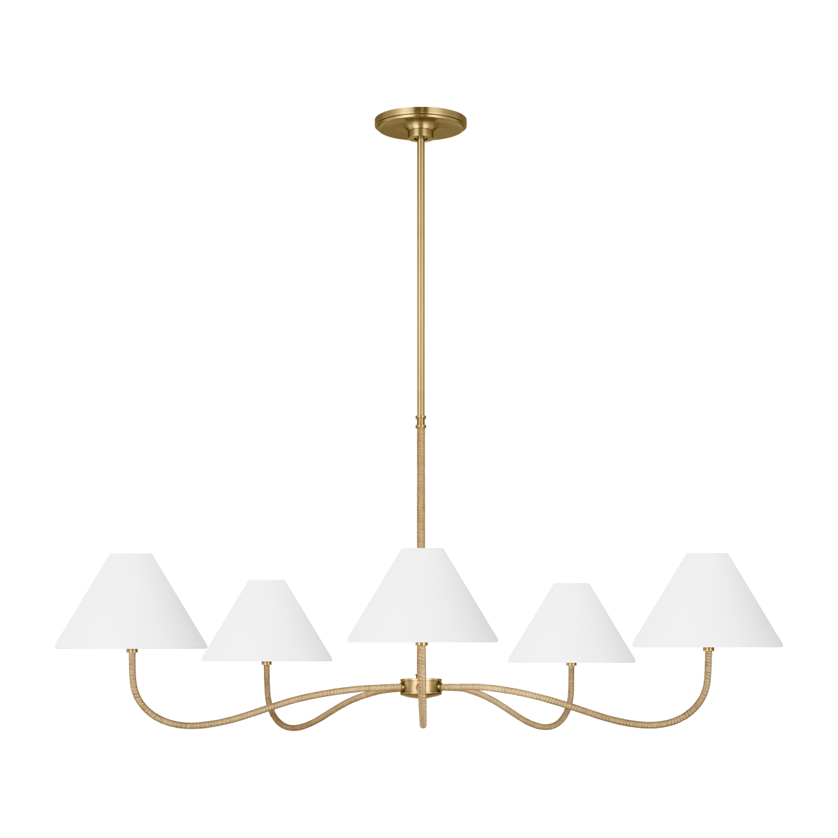 Laguna Grand Chandelier Burnished Brass