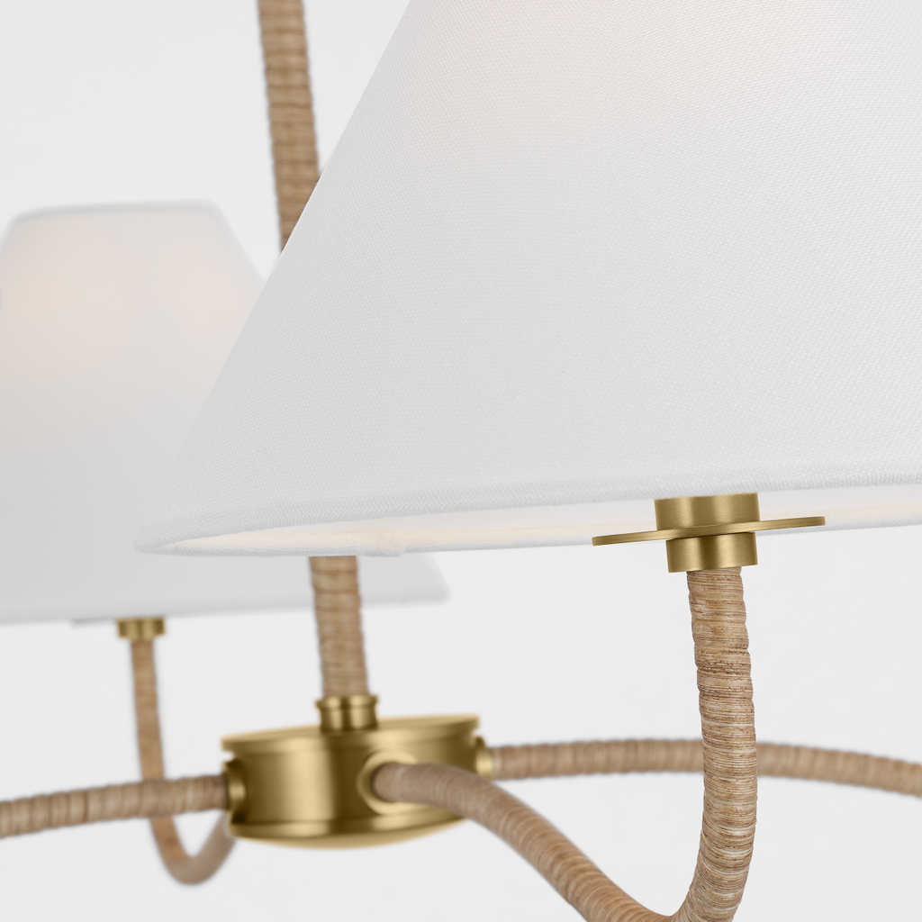 Laguna Large Chandelier Burnished Brass