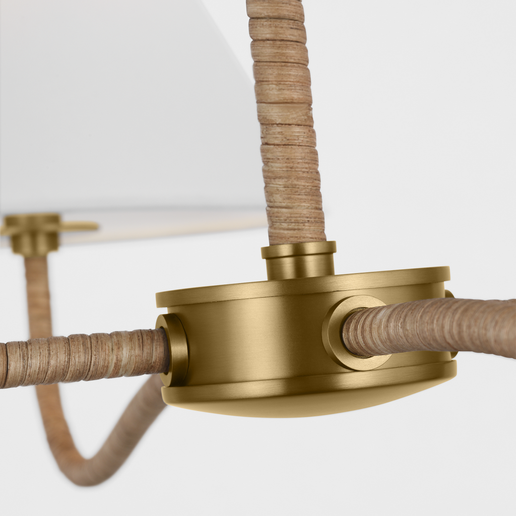 Laguna Large Chandelier Burnished Brass