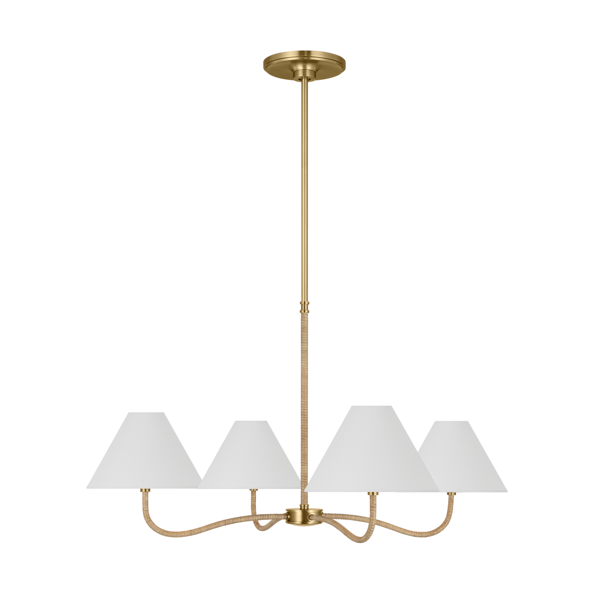 Laguna Large Chandelier Burnished Brass