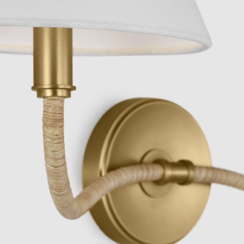 Laguna Double Sconce Burnished Brass