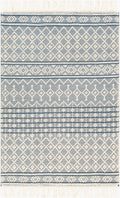 Farmhouse Tassels Rug | Blue | FTS2304