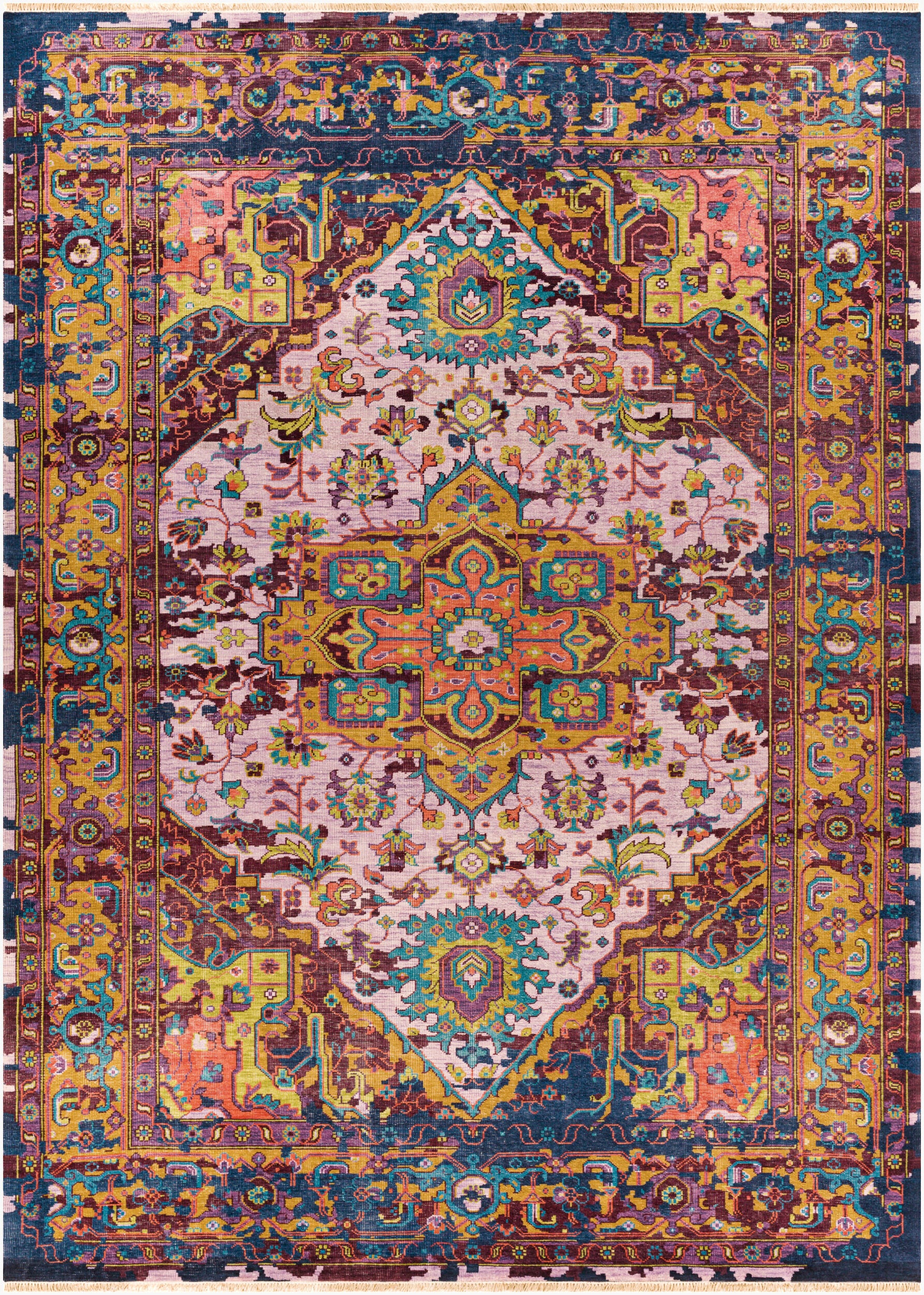 Festival Rug | Burgandy | FVL1004