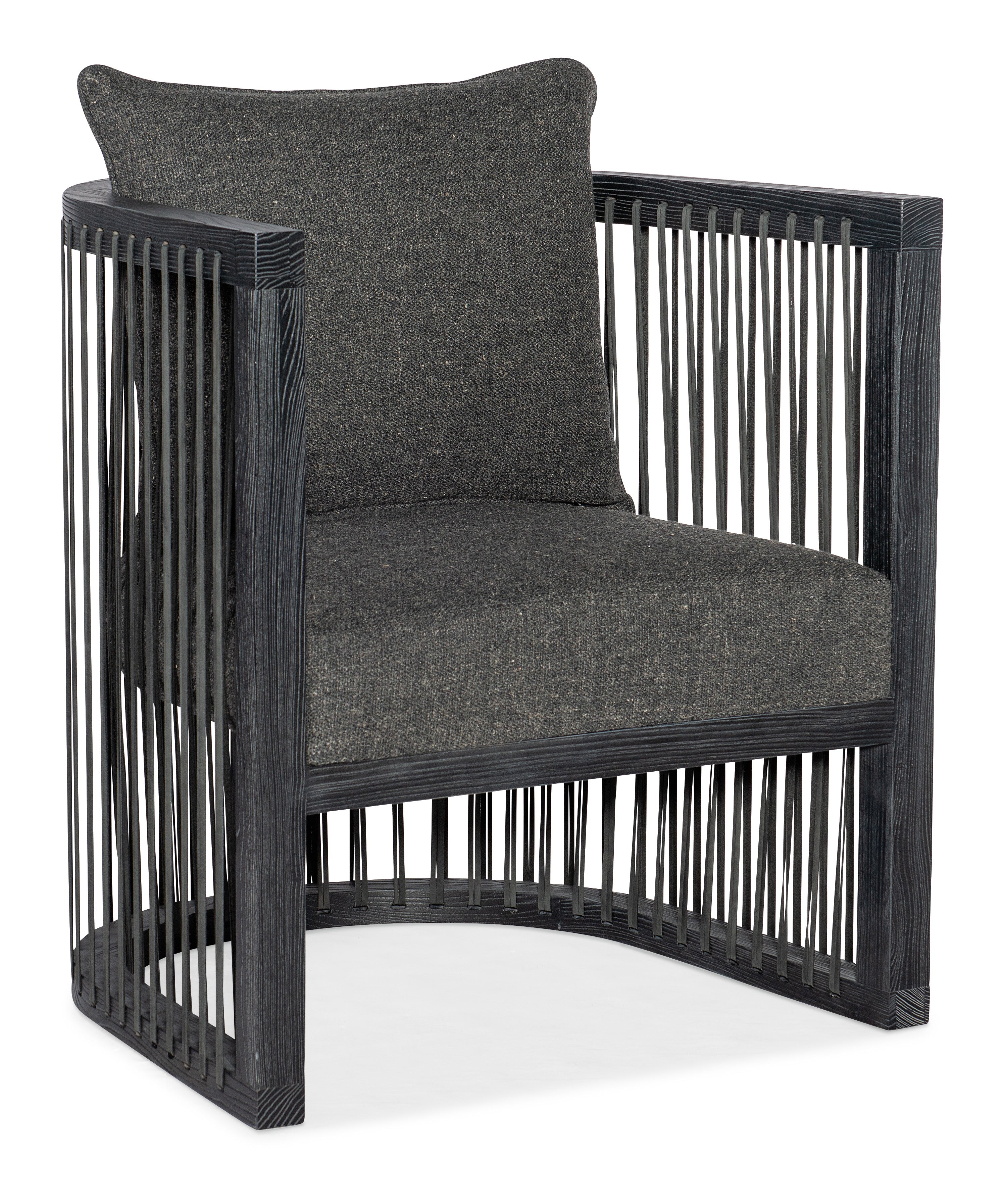 Wilde Club Chair | Charred And Distressed Black