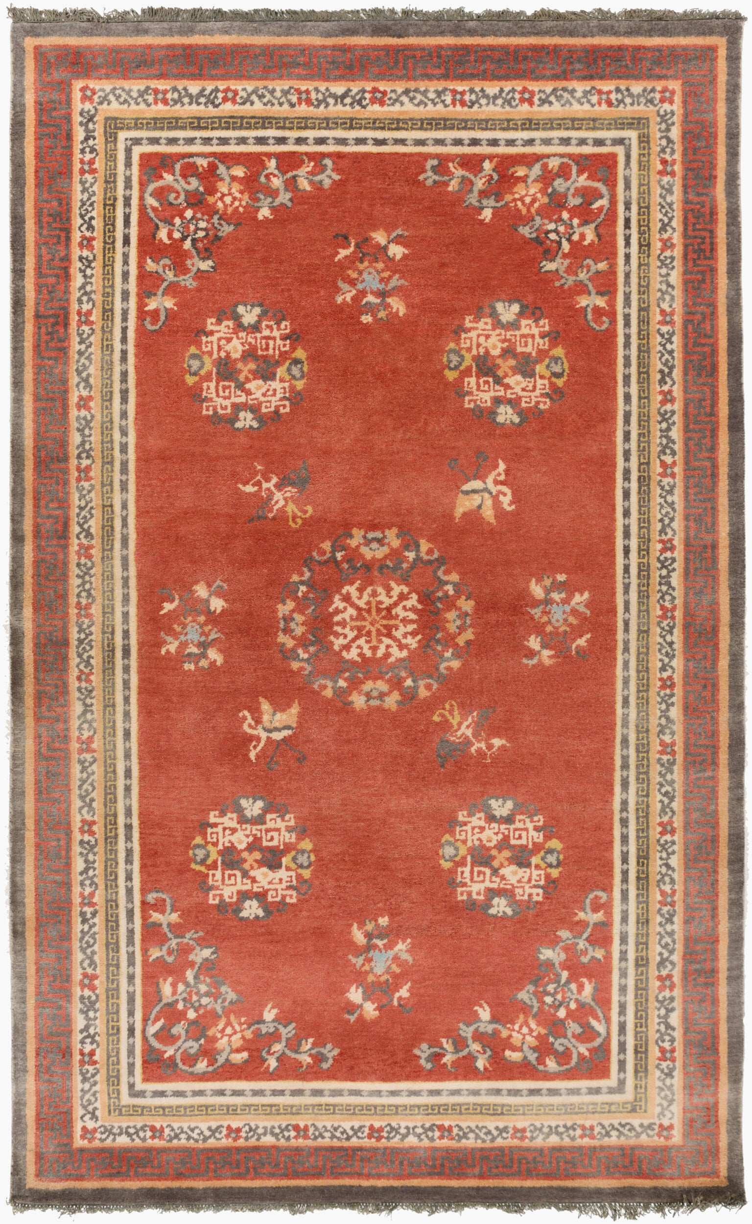 Geisha Rug | Rust | GES1009