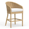 Playa Counter Stool in Soothe Pearl w/ Flange Welt