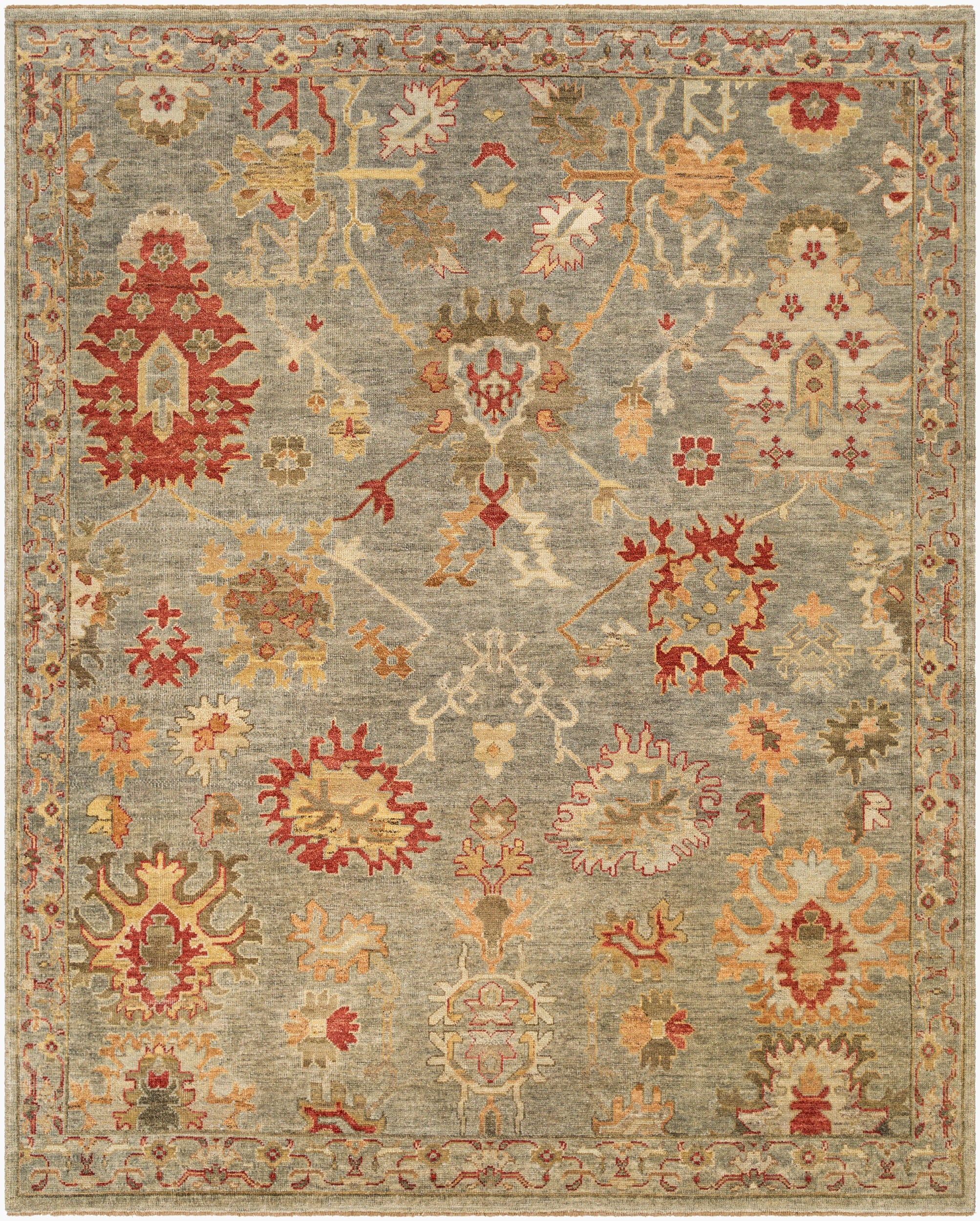 Ghazni Rug | Light Olive | GHZ2307