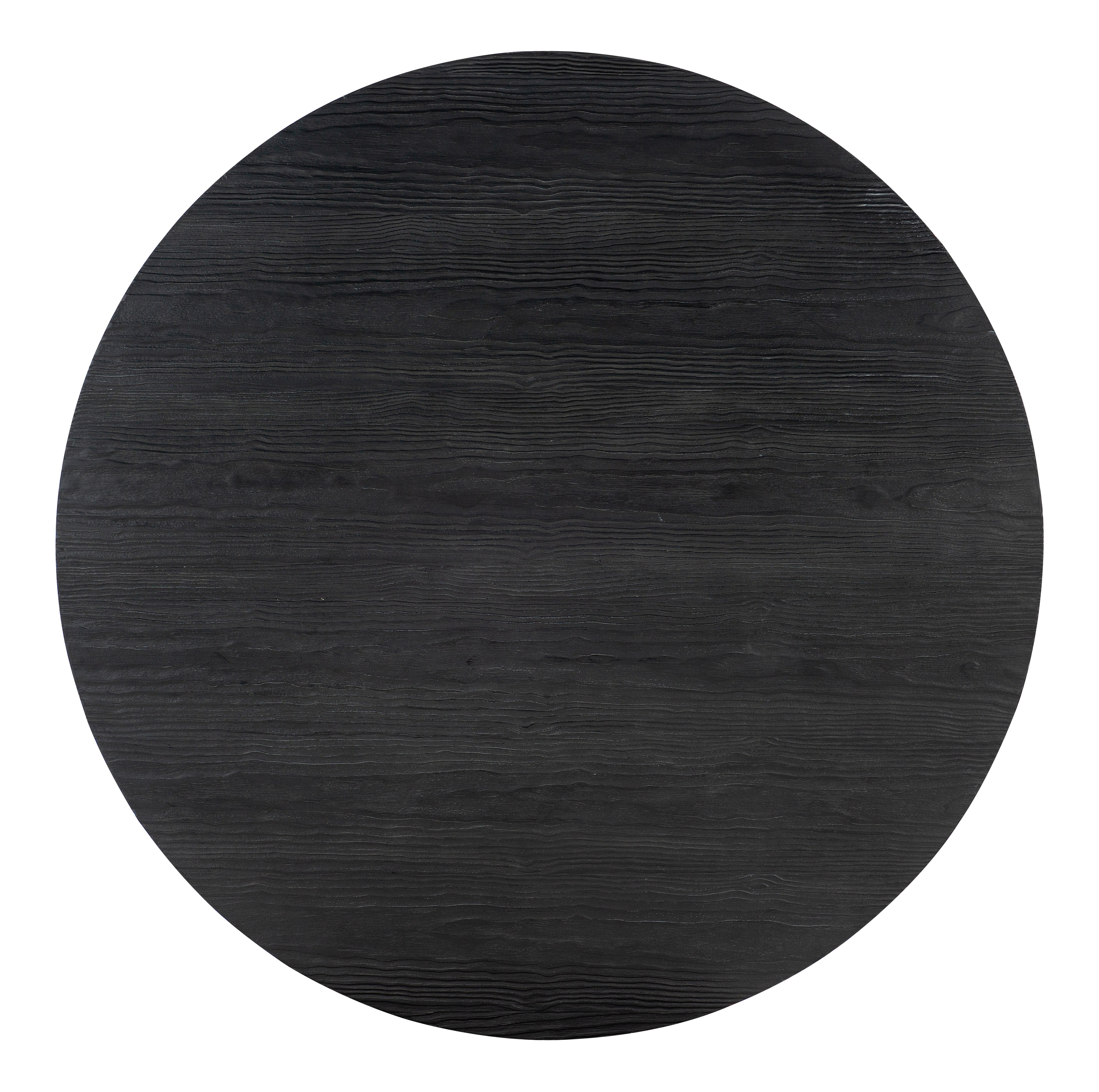 Chapman Shou Sugi Ban Round Cocktail Table