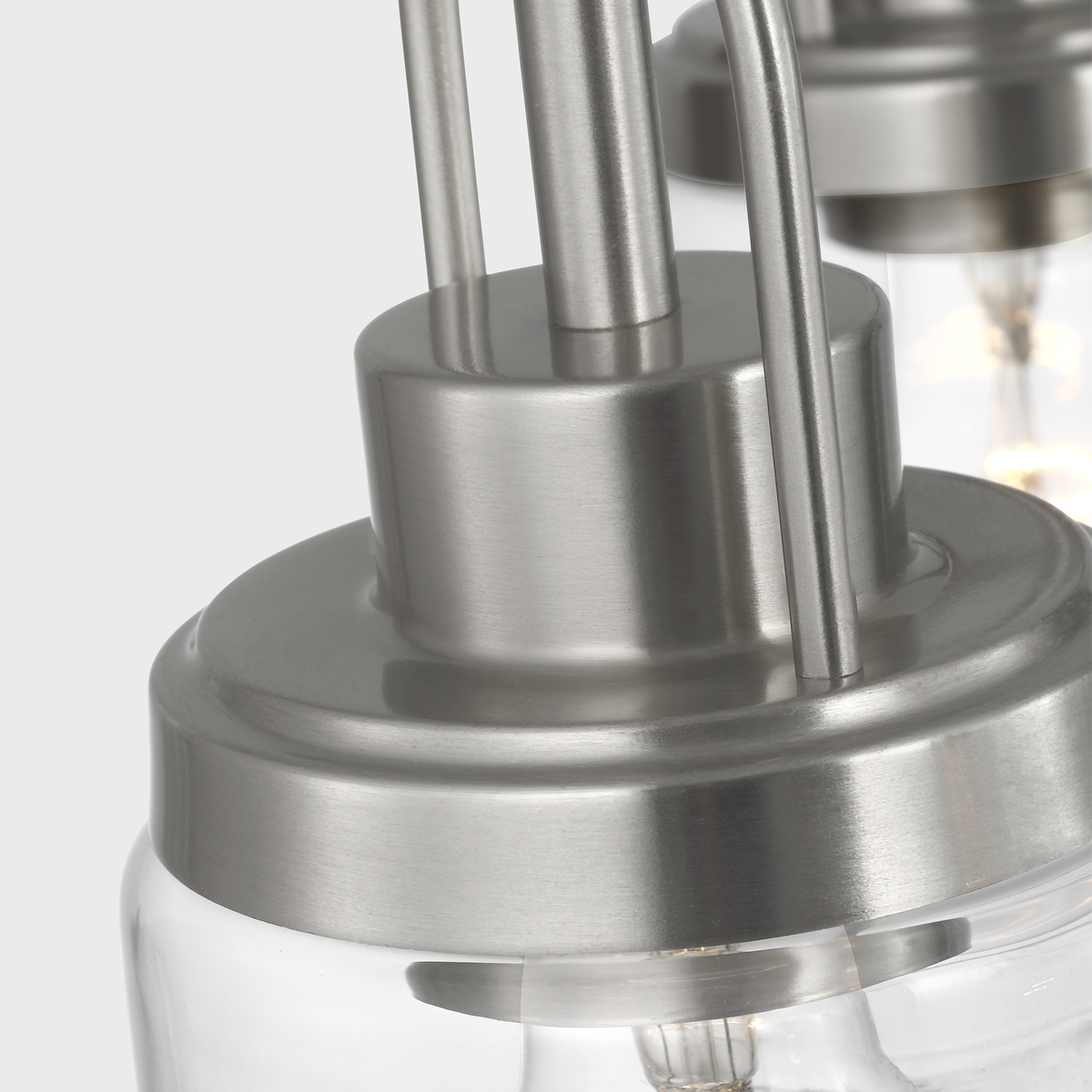 Anders Five Light Chandelier | Brushed Nickel Bulb(s) Not Included