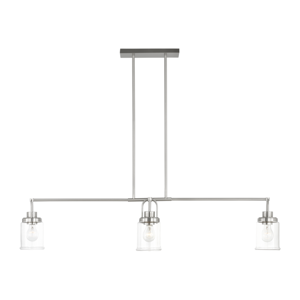 Anders Four Light Chandelier | Brushed Nickel Bulb(s) Not Included