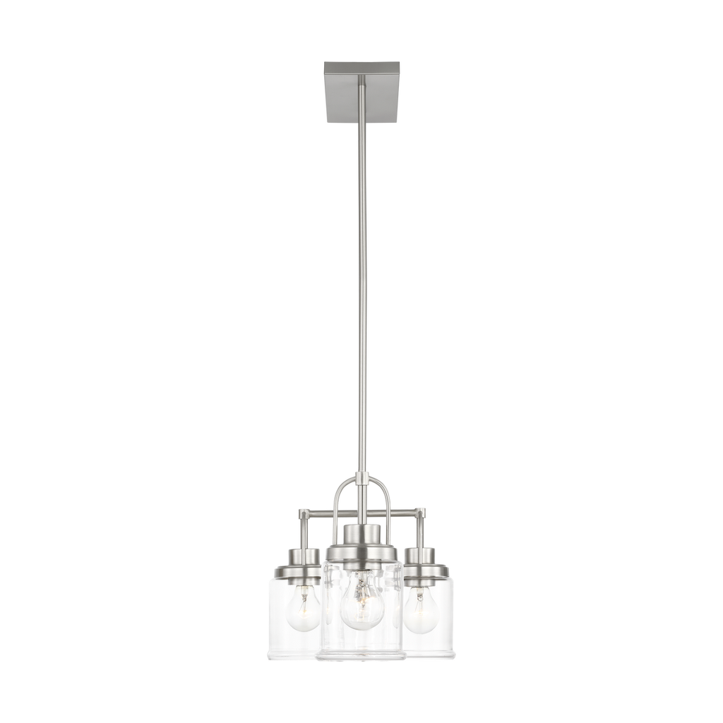 Anders Four Light Chandelier | Brushed Nickel Bulb(s) Not Included