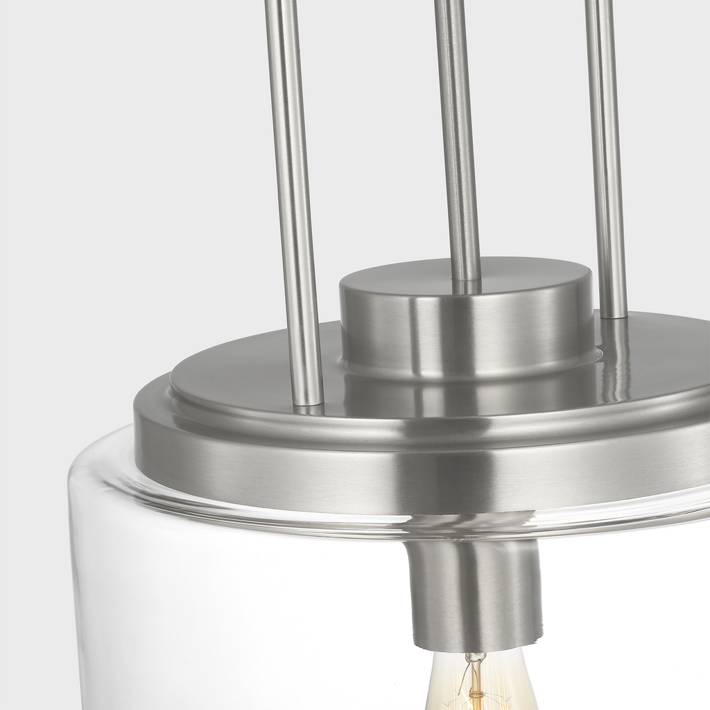 Anders Large Pendant | Brushed Nickel Bulb(s) Not Included