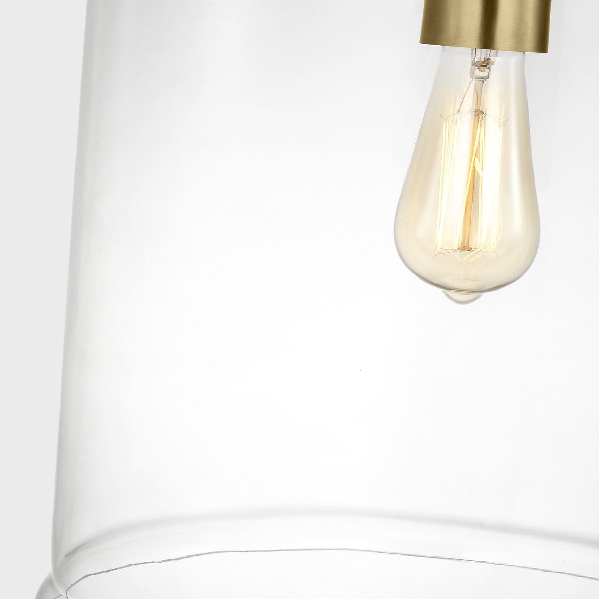 Anders Large Pendant | Satin Brass Bulb(s) Not Included