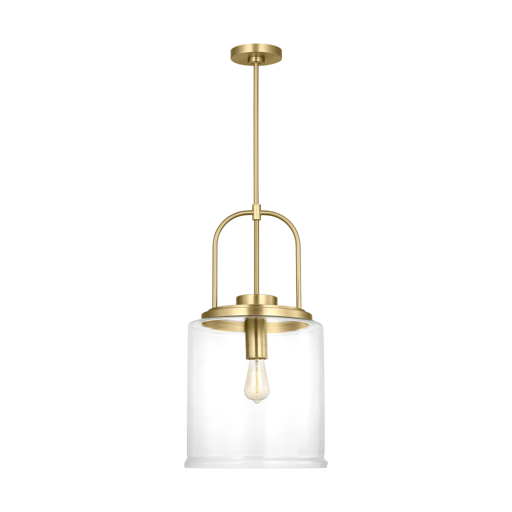 Anders Large Pendant | Satin Brass Bulb(s) Not Included
