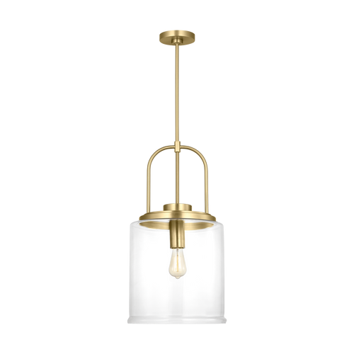 Anders Large Pendant | Satin Brass Bulb(s) Not Included