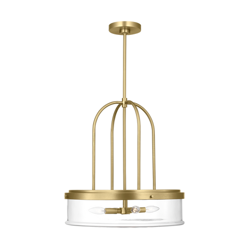 Anders Extra Large Pendant Satin Brass
