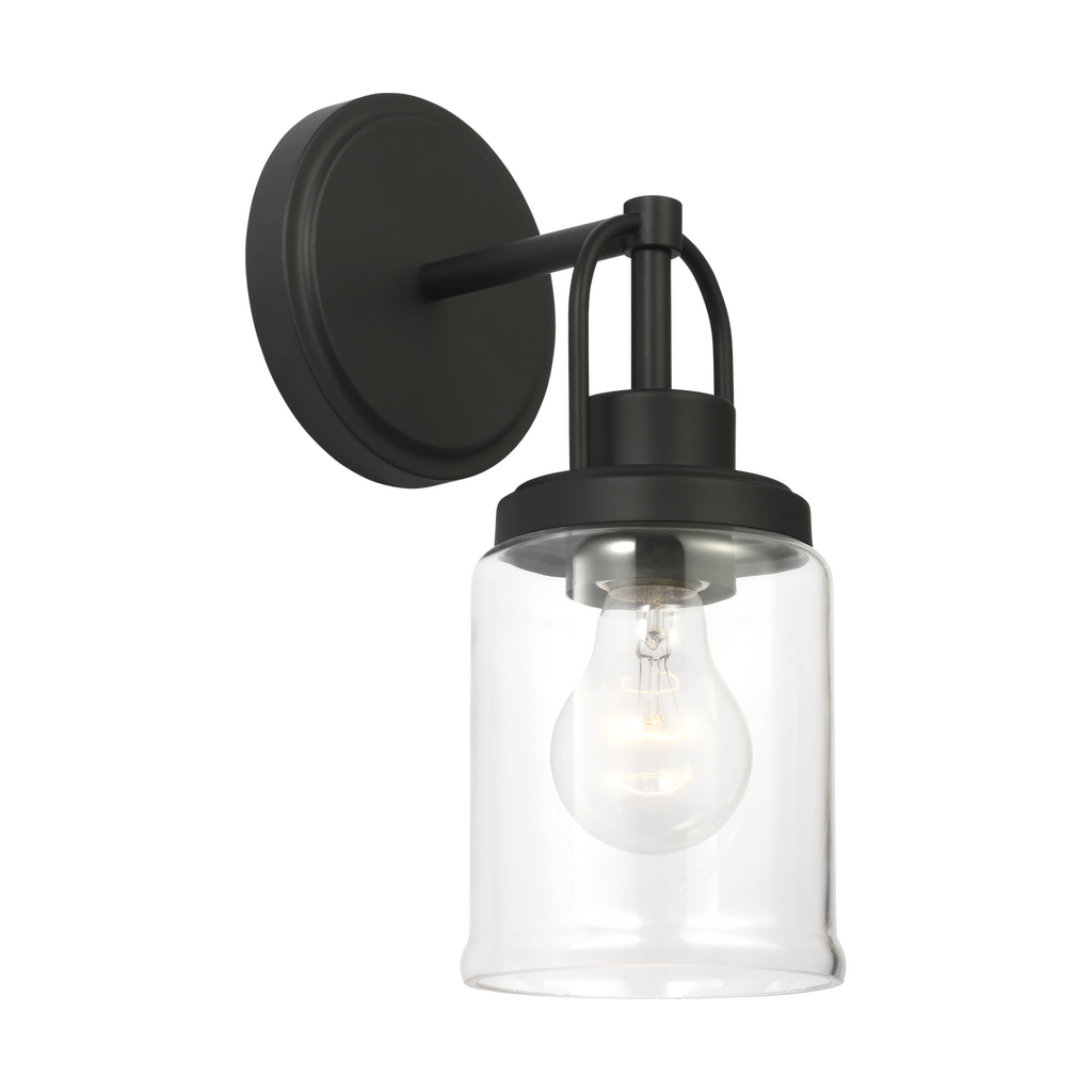 Anders Small Vanity | Midnight Black Bulb(s) Not Included
