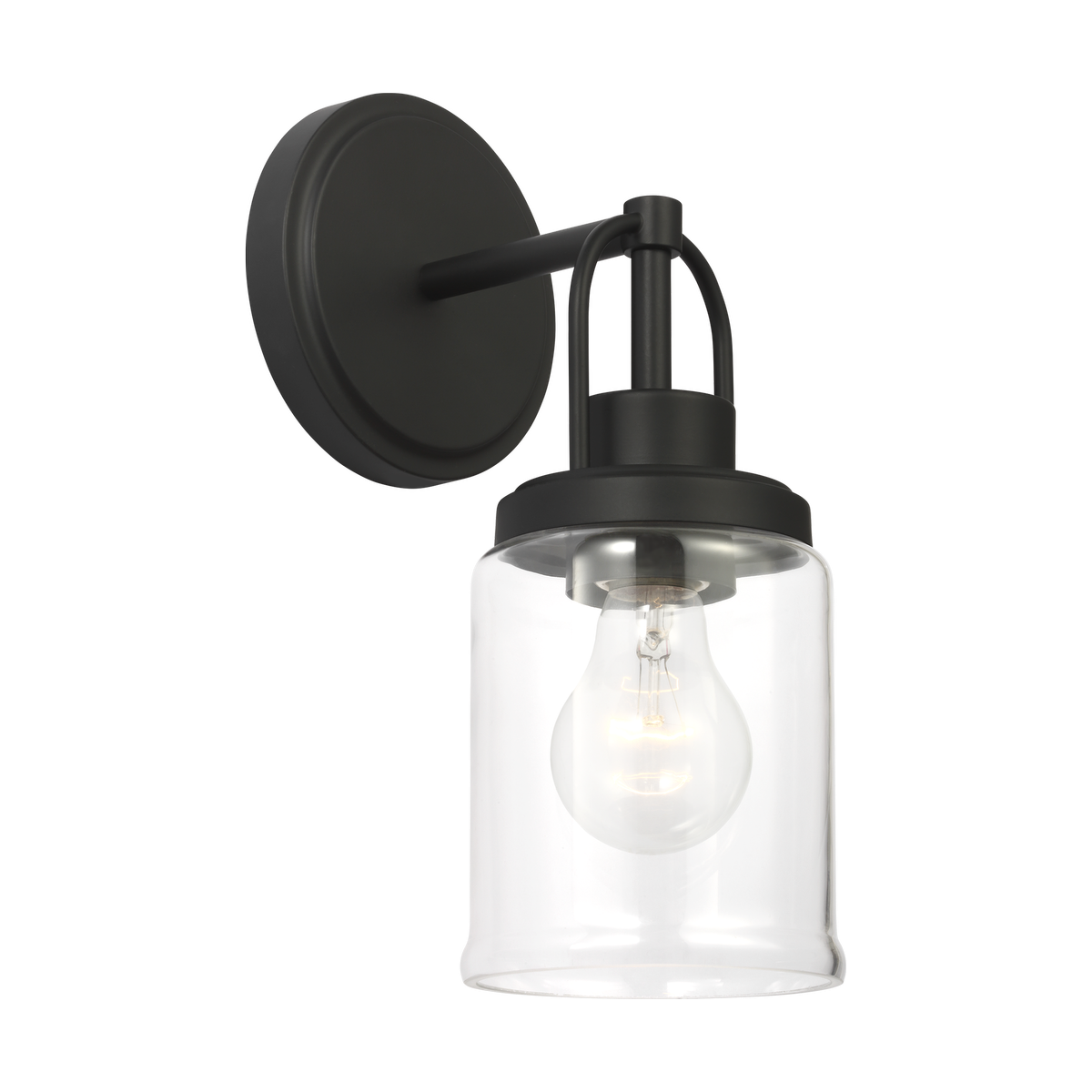Anders Small Vanity | Midnight Black Bulb(s) Not Included