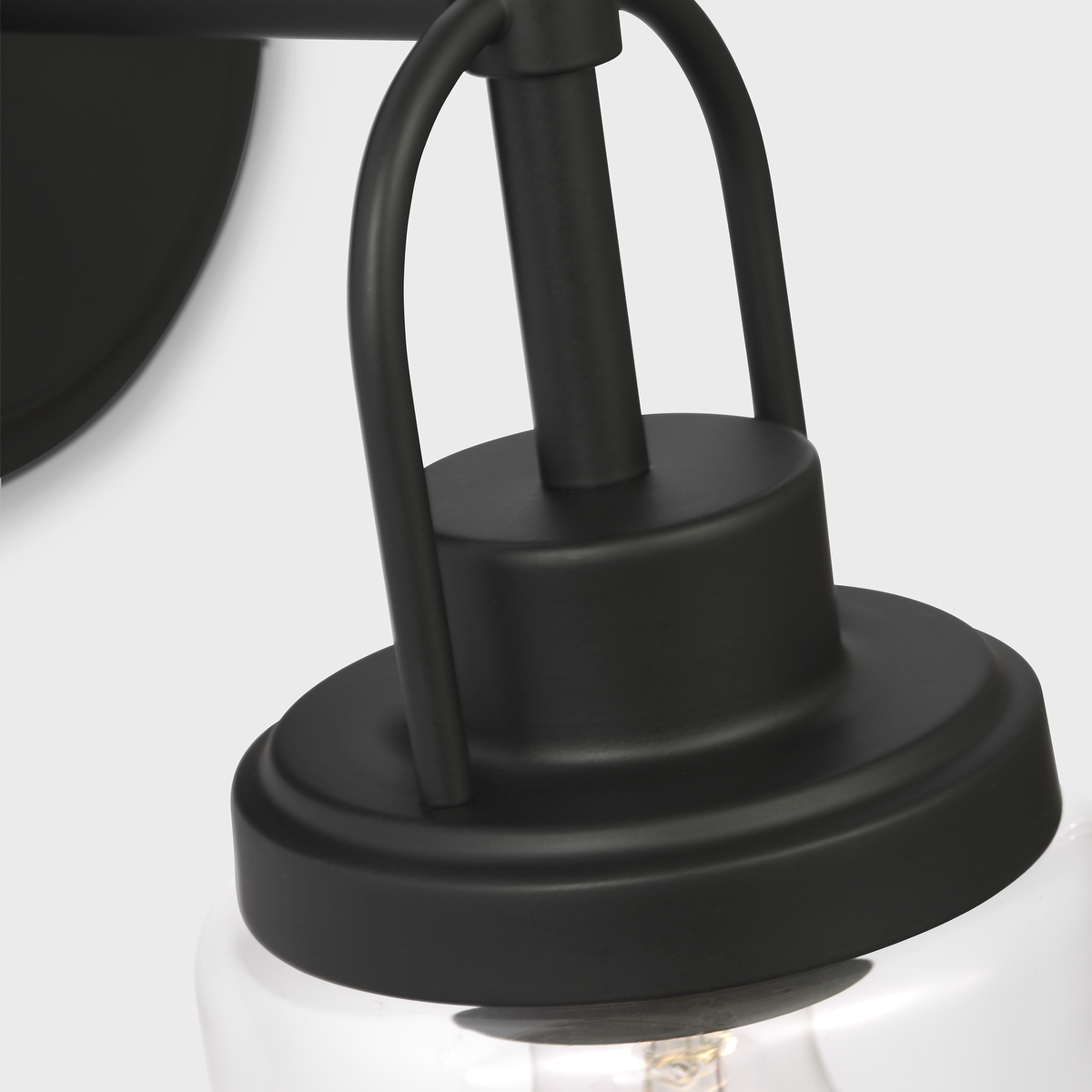 Anders Small Vanity | Midnight Black Bulb(s) Not Included