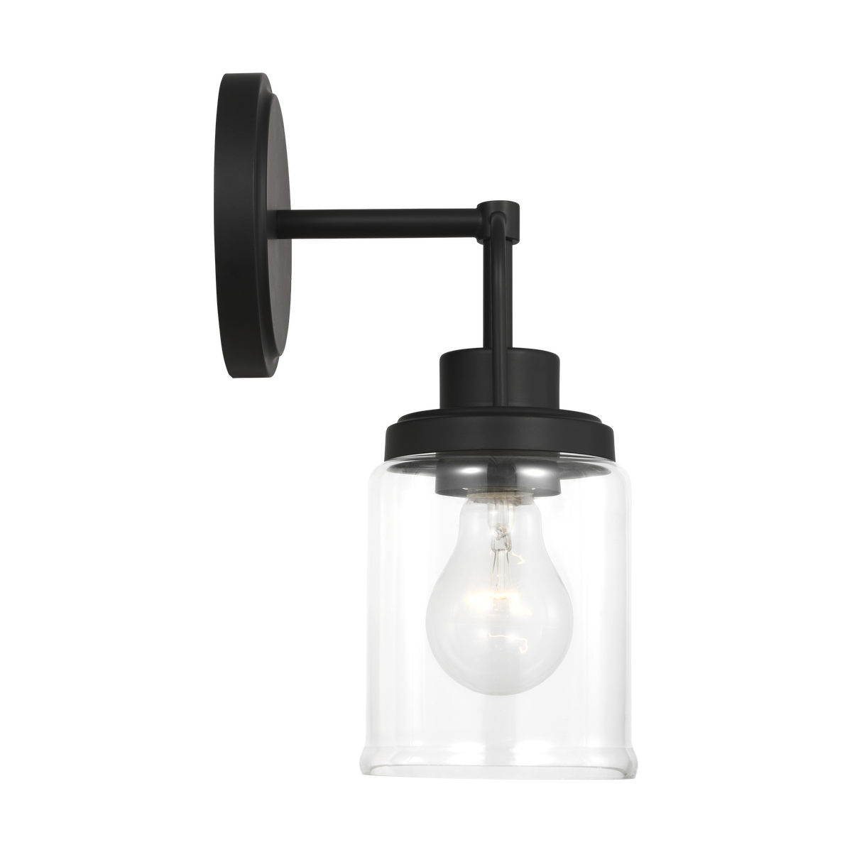 Anders Small Vanity | Midnight Black Bulb(s) Not Included