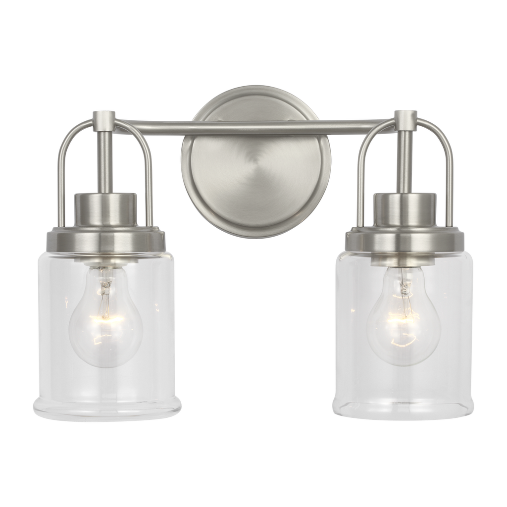 Anders Medium Vanity | Brushed Nickel Bulb(s) Not Included