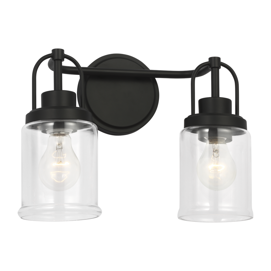Anders Medium Vanity | Midnight Black Bulb(s) Not Included