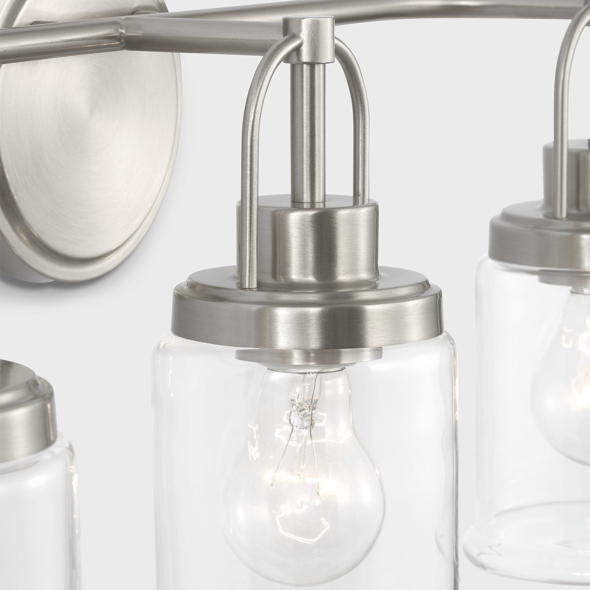 Anders Large Vanity | Brushed Nickel Bulb(s) Not Included