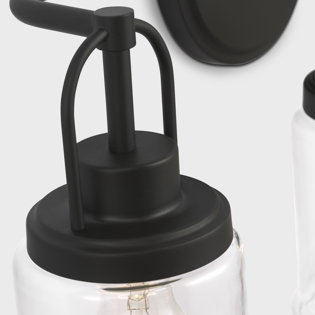 Anders Large Vanity | Midnight Black Bulb(s) Not Included