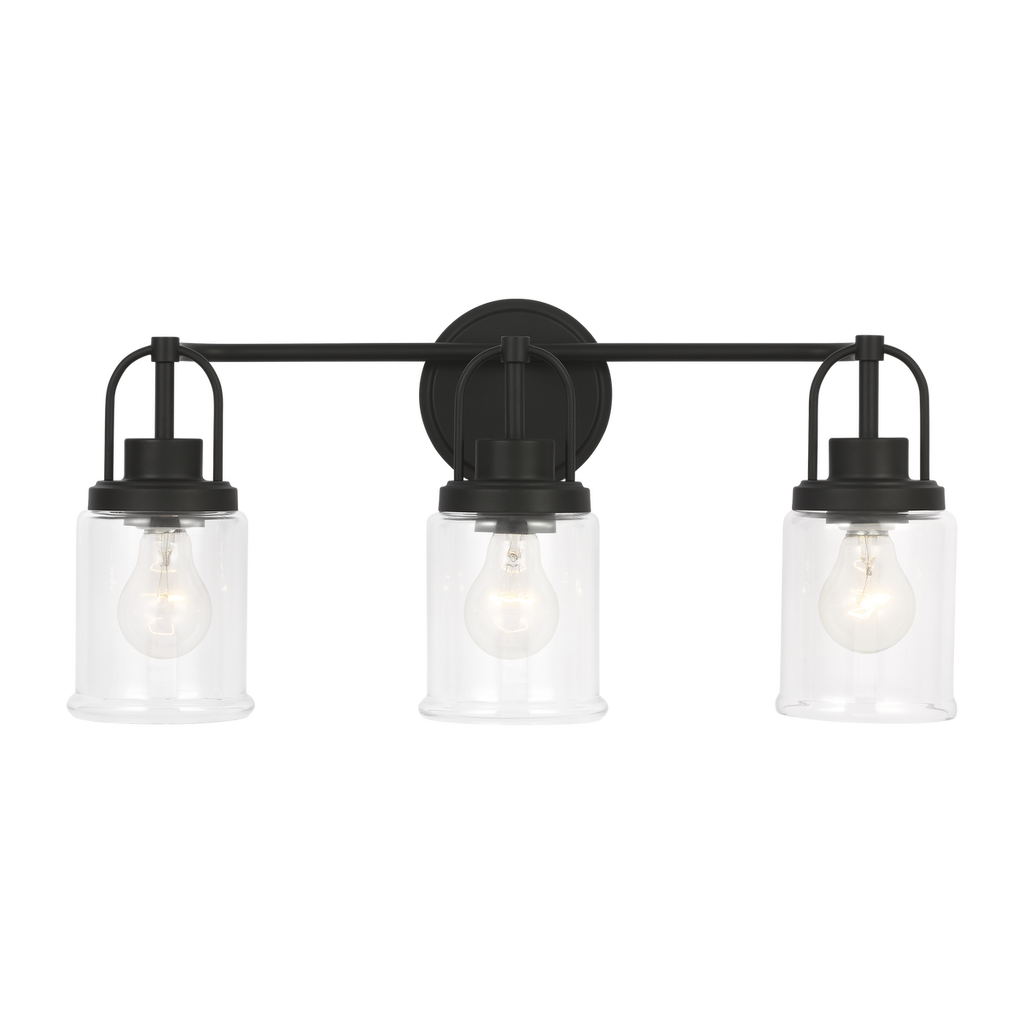 Anders Large Vanity | Midnight Black Bulb(s) Not Included